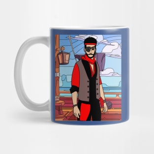 Pirate Pirate Ship Treasure Island Mug